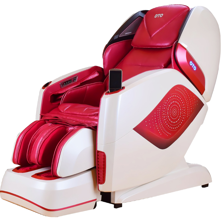 Ghế massage toàn thân đính kim cương OTO Prestige PE-09 (màu đỏ)